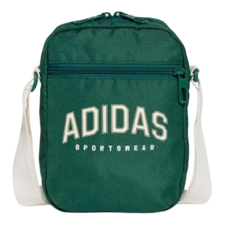 Мини-сумка Adidas Полиэстеровая ткань Сумка через плечо плечевая сумка Унисекс Зеленая - изображение 1