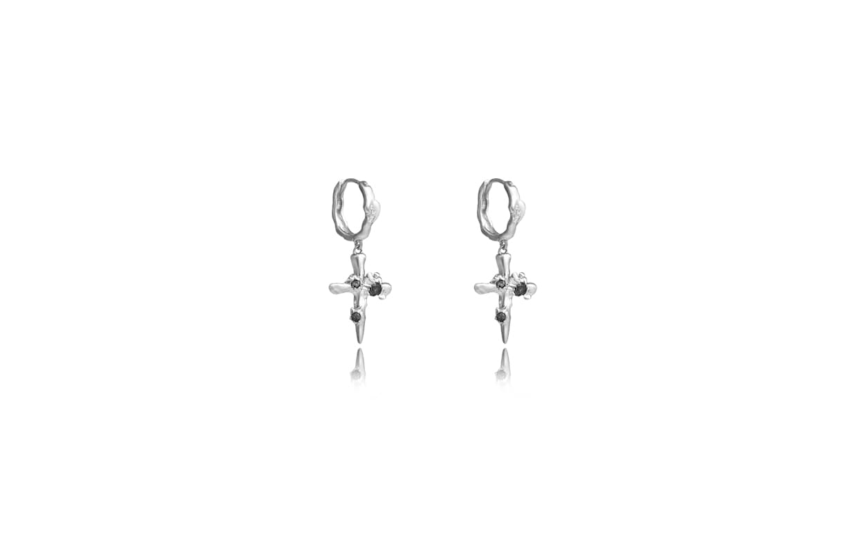 Серьги Серьги Ringlove из цирконового сплава унисекс - изображение 1