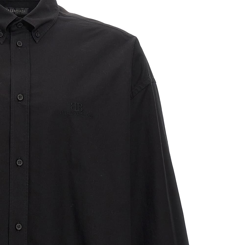 Рубашка Balenciaga Рубашка Обычный (стандартный) Мужской Черный - изображение 6