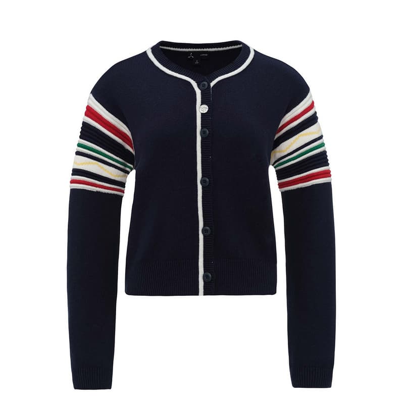 Кофта LI NING 1990 Трикотаж Женские Темный корабельный синий - изображение 1