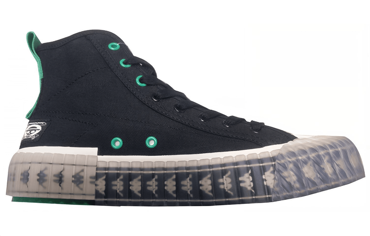 Кеды Kappa One Piece High Top Black Green - изображение 2