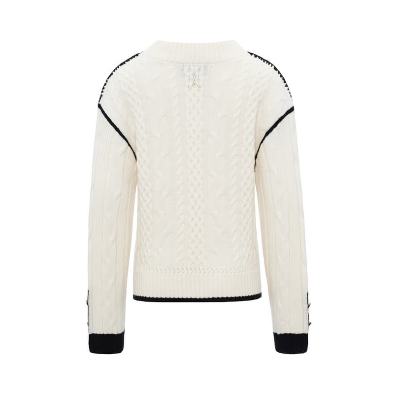 Кофта LI NING 1990 Трикотаж Женские Экрю - изображение 2
