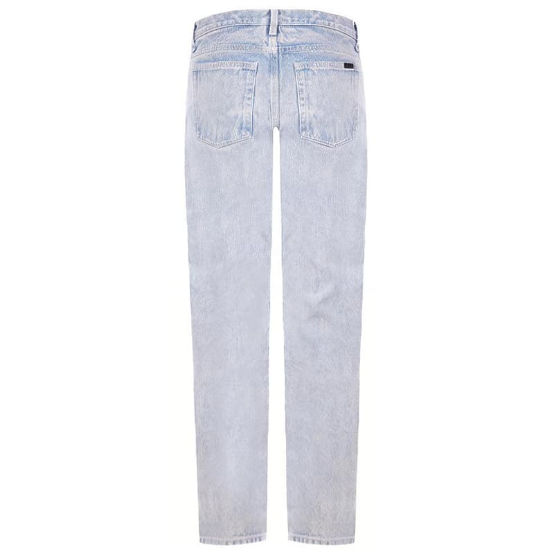 Джинсы Saint Laurent FW21 Slim Distressed Multi-Pocket Denim Pants Blue - изображение 2