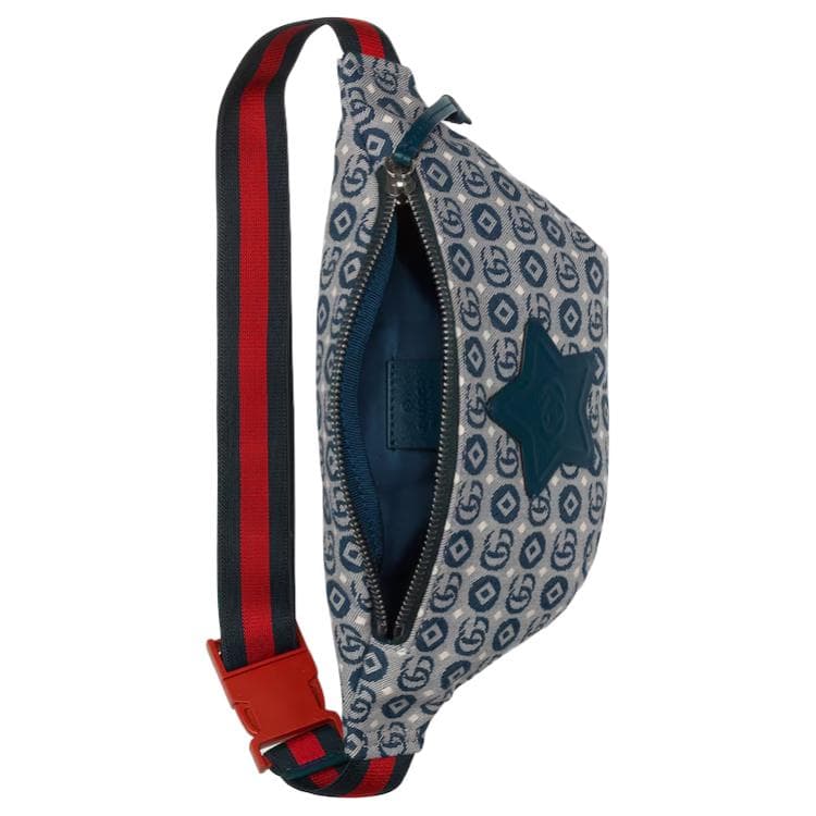 Поясная сумка Gucci GG Star Logo Belt Bag Blue Kids - изображение 7