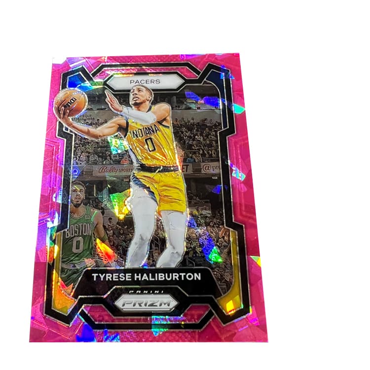 Коллекционные карточки PANINI 2023-24 Баскетбол NBA Индиана Пэйсерс Тайрис Халибертон Коллекция Prizm Спортивные карты Редкая карта - изображение 1