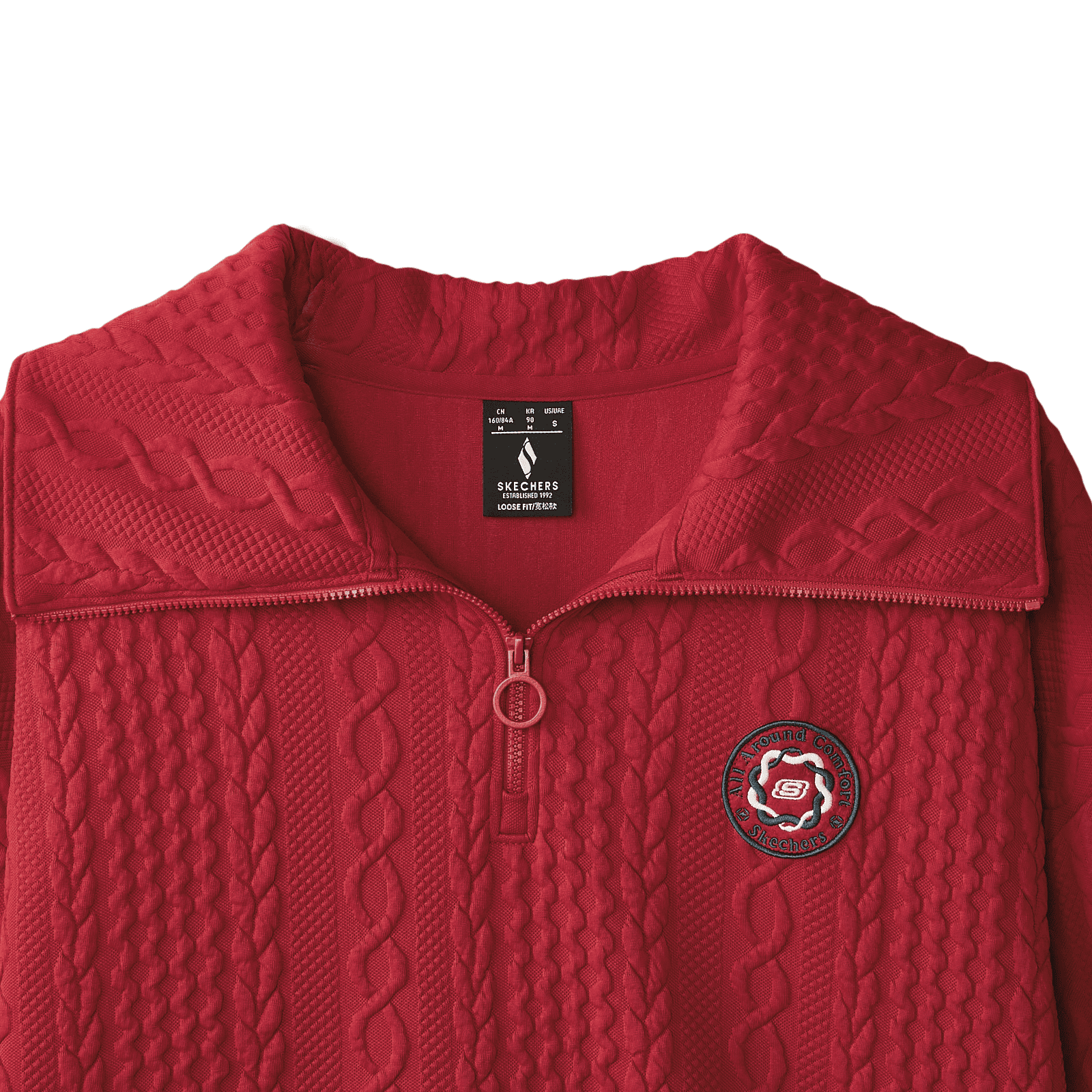 Худи Skechers New Year Толстовка Женское Ягодно-красный - изображение 3