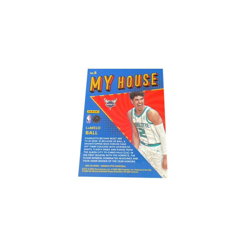 Коллекционные карточки PANINI Bees Команда ЛаМело Болл Джей Морант THREE Шар MY House Церемония Карта Шар Game Ticket Звезда Карта RARE Карта - изображение 2