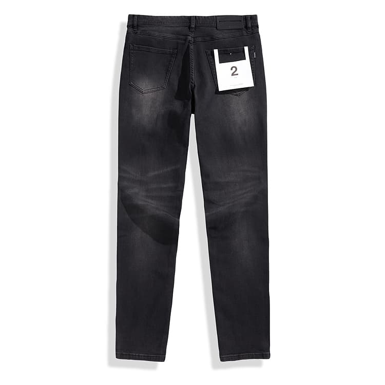 Штаны PEACEBIRD MEN Denim Темно-серый 1 Мужские Джинсы - изображение 2