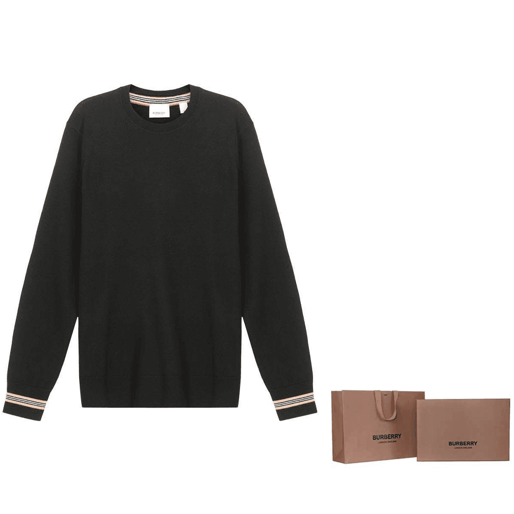 Кофта Burberry Черные Мужские Свитера - изображение 5