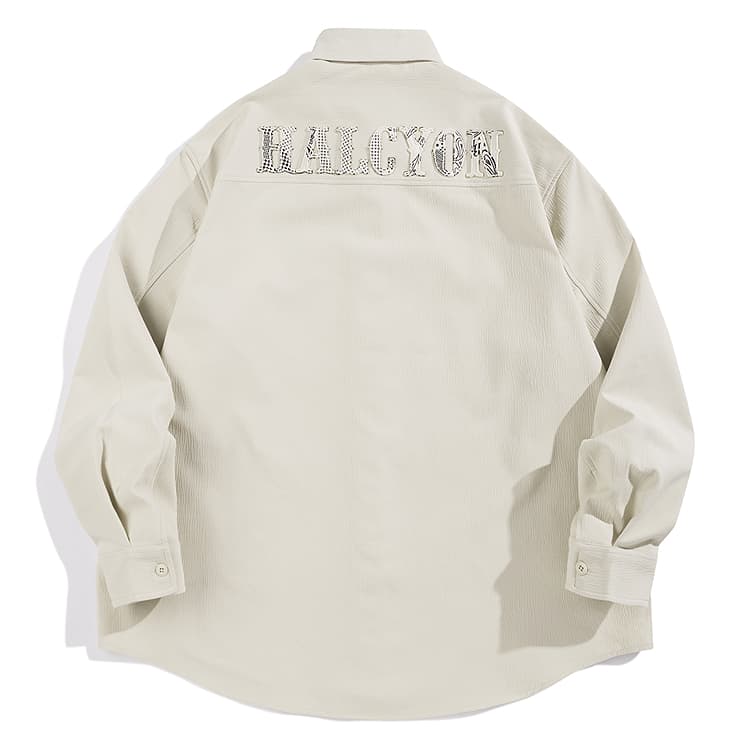 Рубашка PEACEBIRD MEN Light Beige 1 Мужская Рубашка - изображение 2