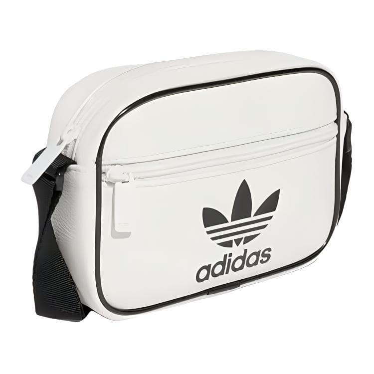 Сумка через плечо Adidas Originals Полиуретан Сумка через плечо Мини Унисекс Белый и Черный - изображение 2