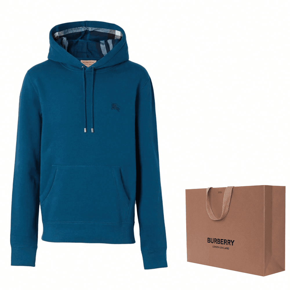 Худи Burberry Hoodie Mineral Blue — фото 8