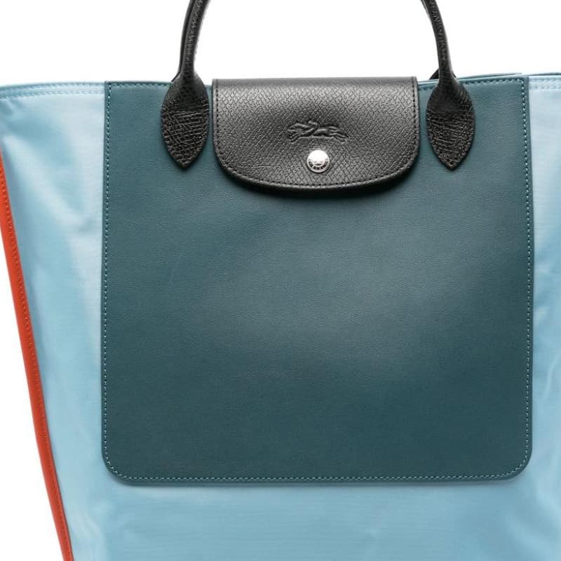 Сумка LONGCHAMP Полиамид Холст Сумка-тоут Сумка для покупок Сумка через плечо Сумка среднего размера Женская Облачно-синий - изображение 5