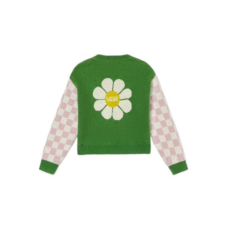 Кофта Vans Кардиган Трикотаж Женский Клетка Многоцветный - изображение 2