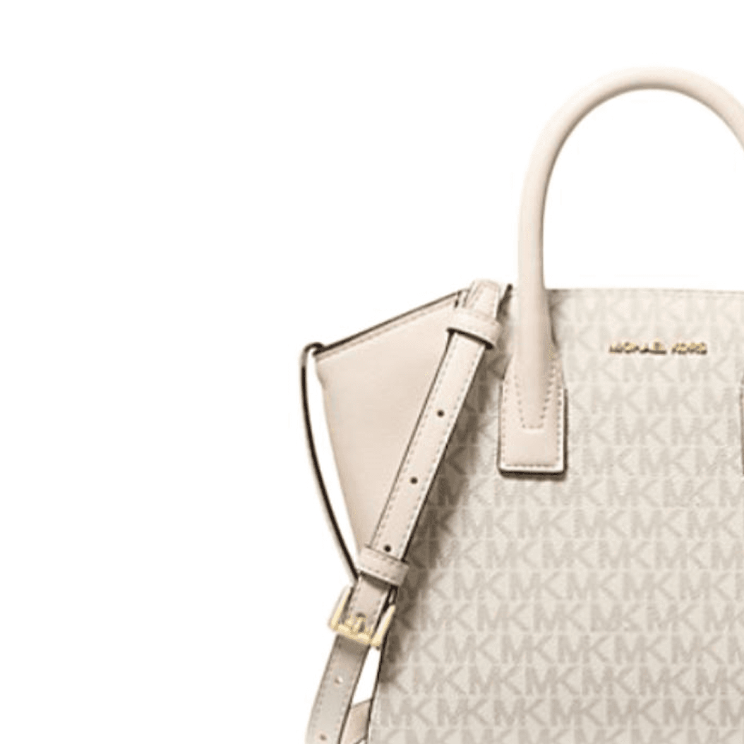 Сумка MICHAEL KORS Покрытый холст через плечо сумка маленькая женская ванильный белый - изображение 4
