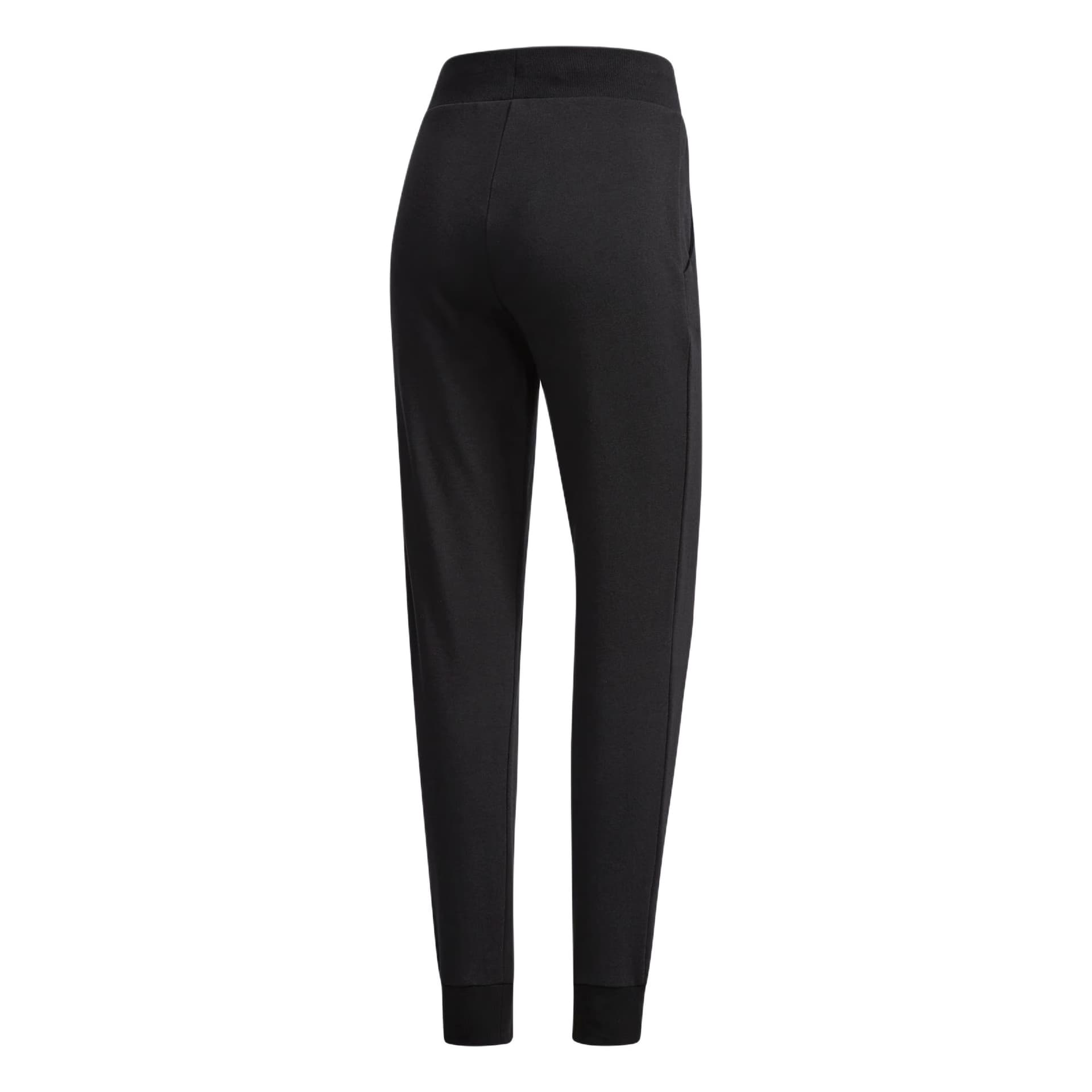 Штаны Adidas Neo Вязаные Спортивные Брюки Женские Черные - изображение 2