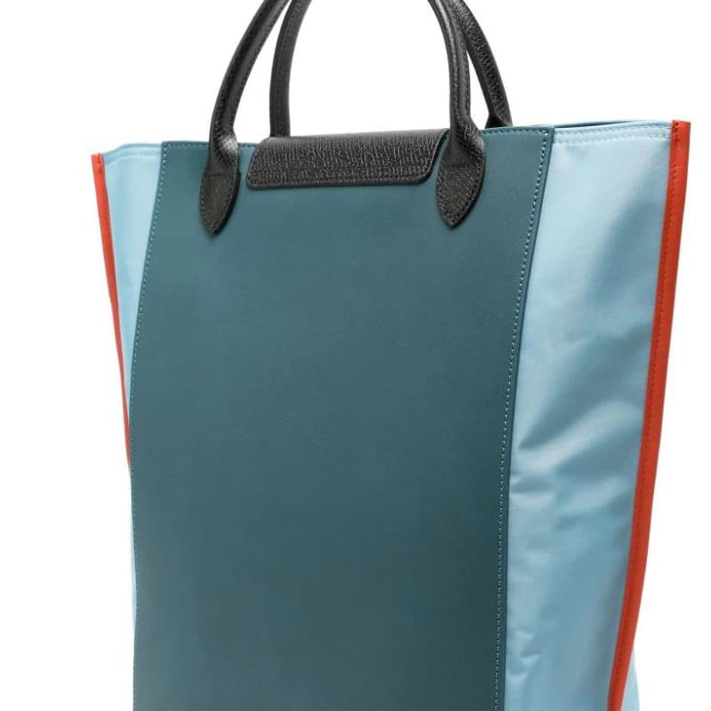 Сумка LONGCHAMP Полиамид Холст Сумка-тоут Сумка для покупок Сумка через плечо Сумка среднего размера Женская Облачно-синий - изображение 4