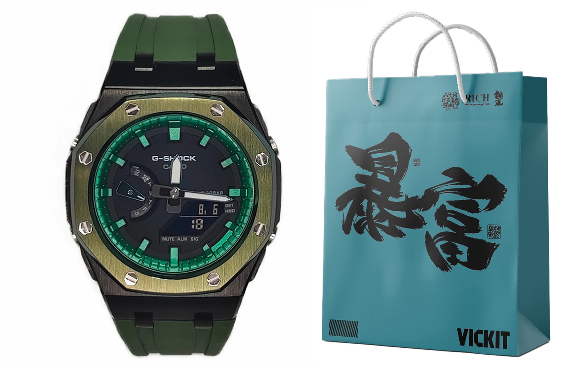 Часы Casio GA-2100 Forest Green - изображение 2