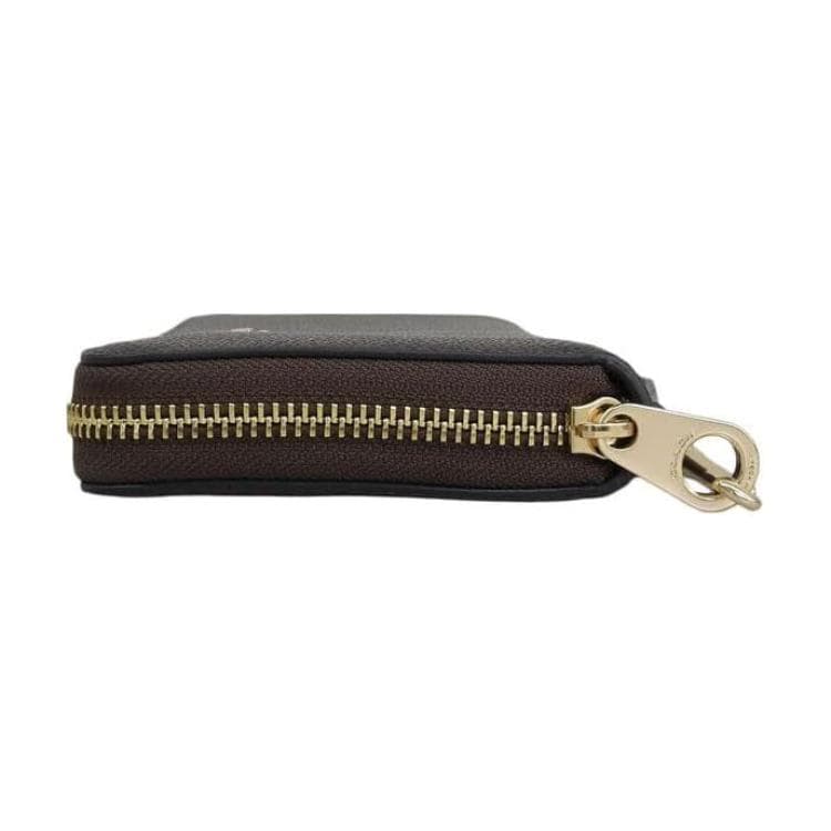 Кошелек Coach Zip Around Покрытый холст Кошельки Женские Орех — фото 6