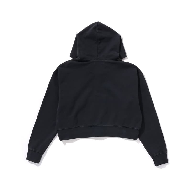 Худи A BATHING APE SS25 Женская короткая толстовка на молнии с капюшоном - изображение 2