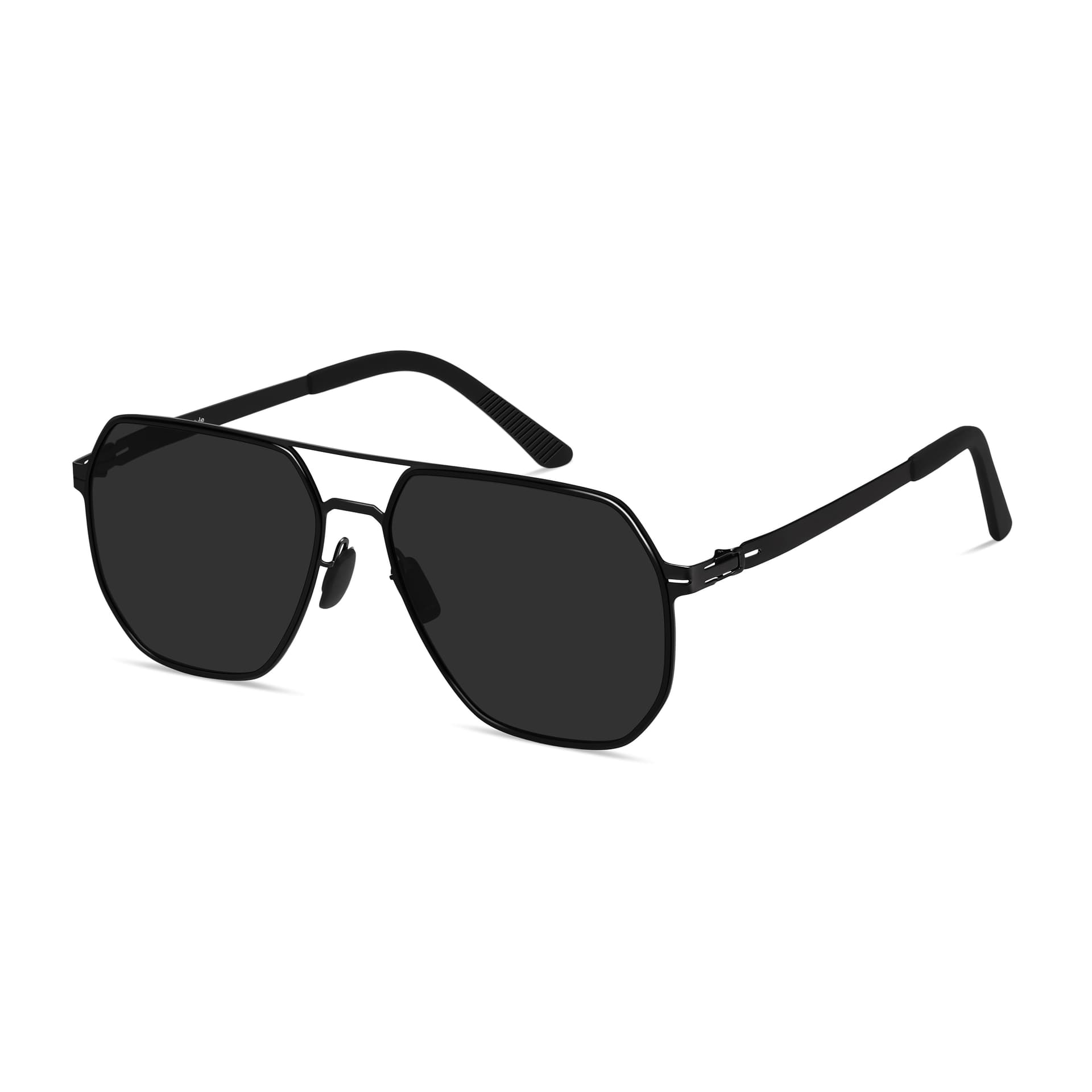 Солнцезащитные очки HLA Нержавеющая сталь Aviator Солнцезащитные очки Мужские - изображение 2