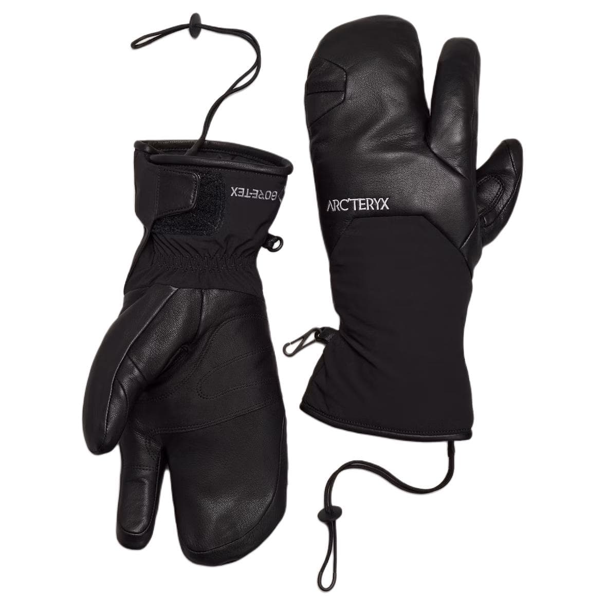 Arc'teryx Козья кожа Полиэстер Спортивные перчатки Унисекс Черные - изображение 2