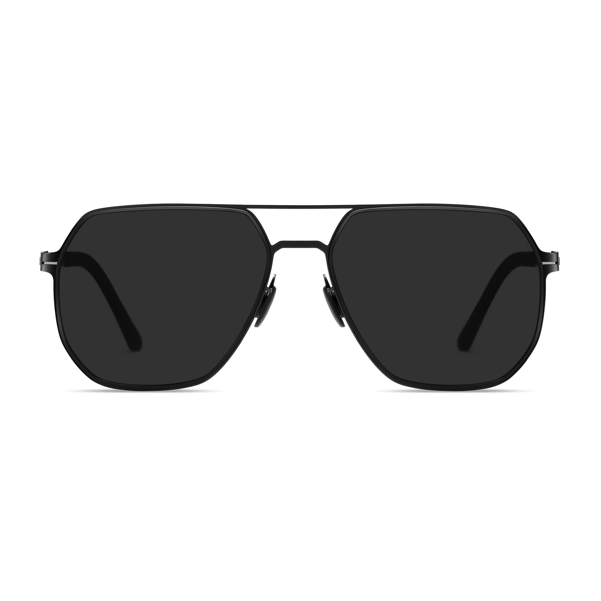 Солнцезащитные очки HLA Нержавеющая сталь Aviator Солнцезащитные очки Мужские - изображение 3