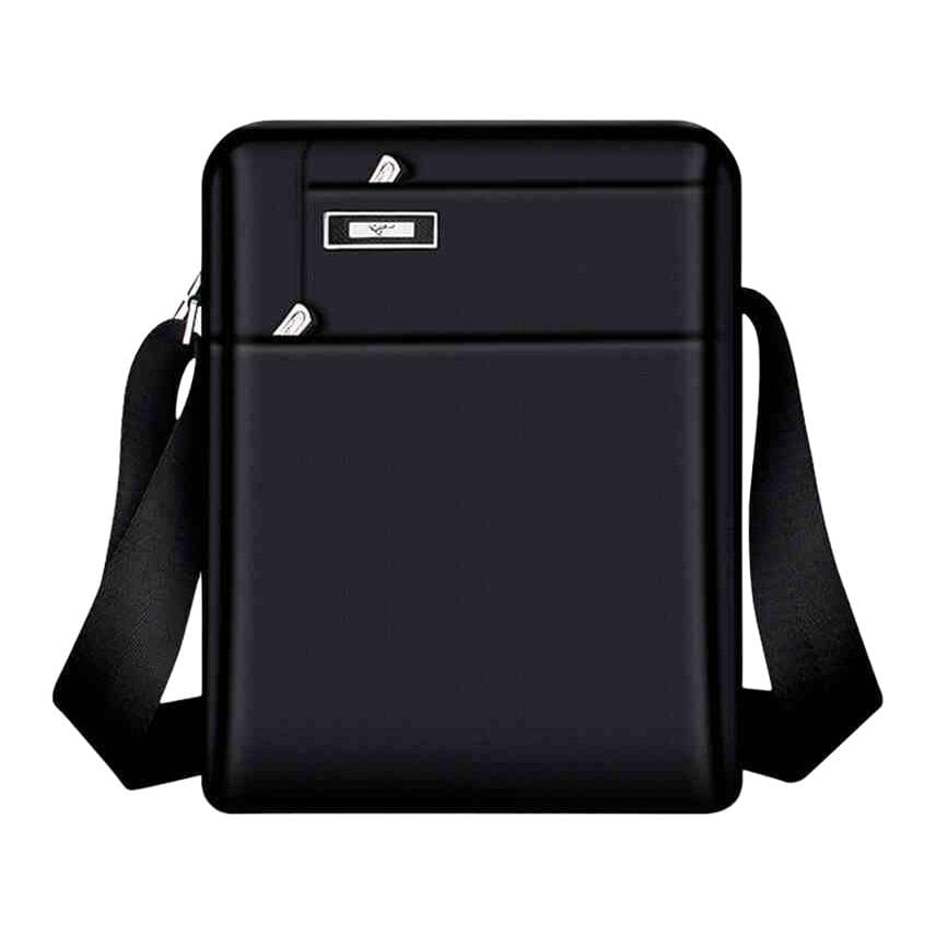 Сумка через плечо SEPTWOLVES Oxford Crossbody Bag Сумка через плечо Большая мужская черная - изображение 1
