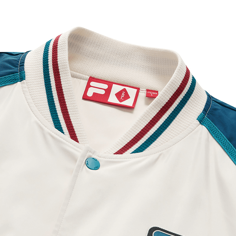 Бомбер FILA FUSION Бейсбольная куртка Унисекс Фиолетово-синий - изображение 3