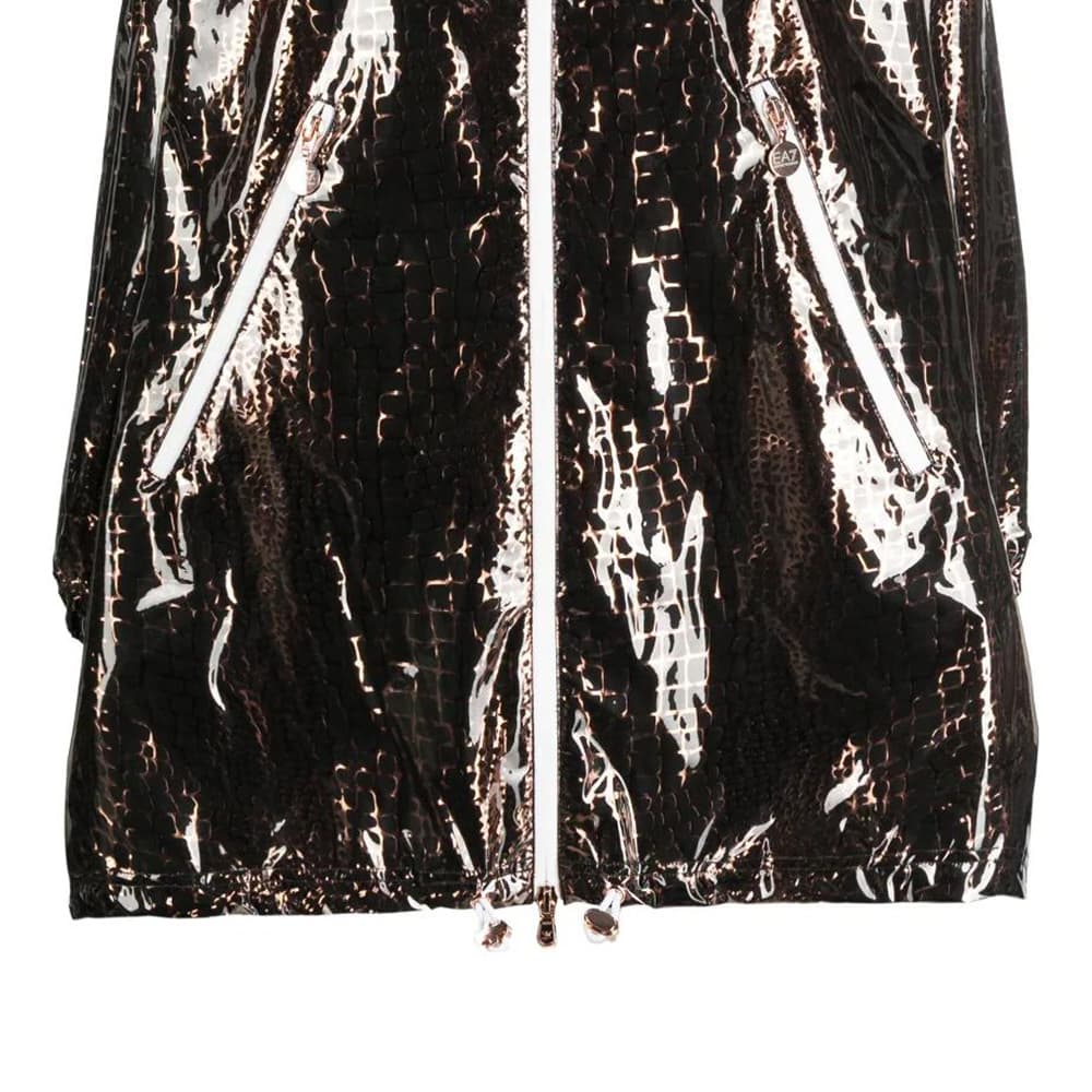 Куртка EMPORIO ARMANI EA7 Куртки Пальто Женские Коричневый - изображение 7