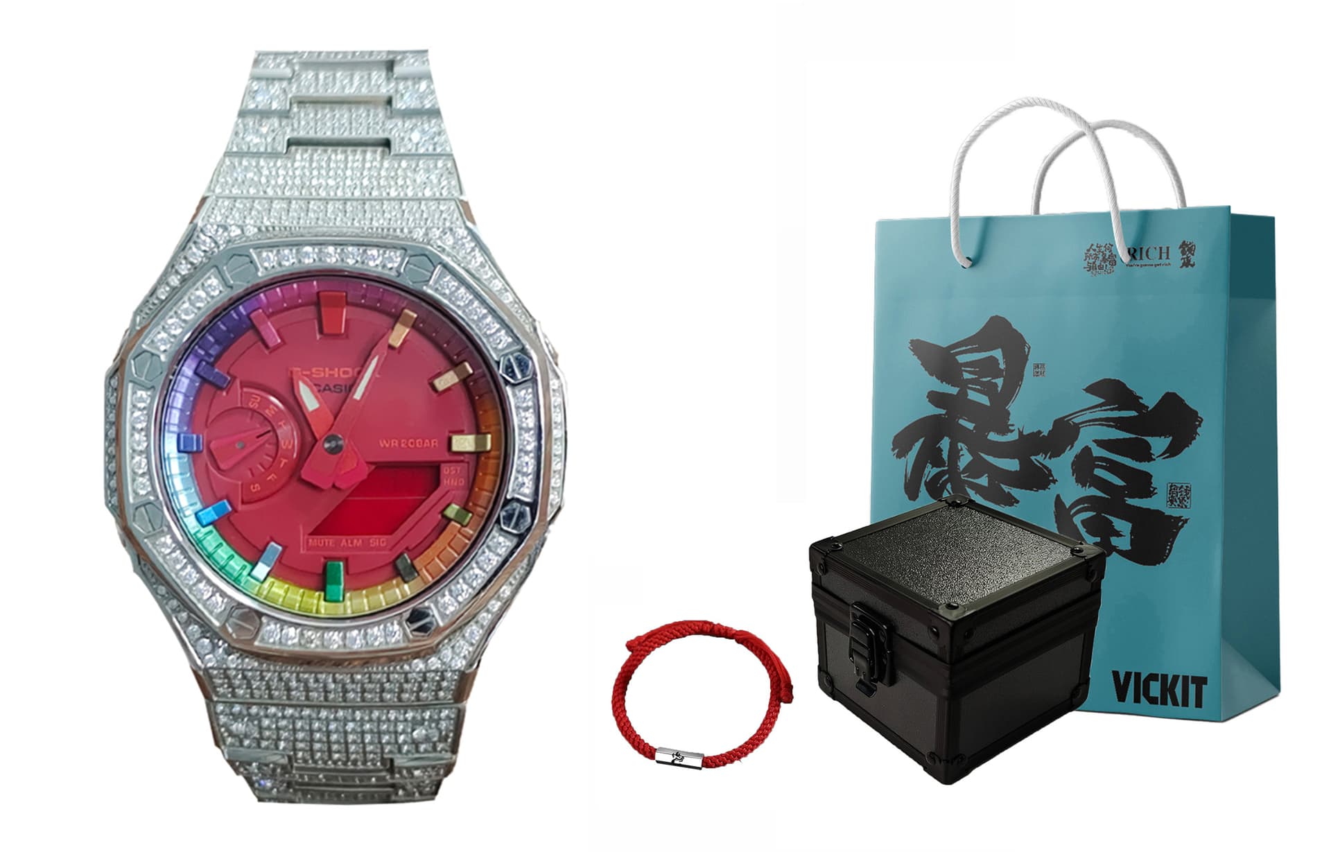 Часы Casio GA-2100 Custom Red - изображение 1