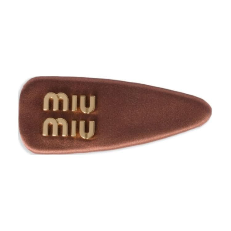 Заколка MIU MIU Оригинальный дизайн Металл Сатин Заколки для волос Женские Многоцветные - изображение 3
