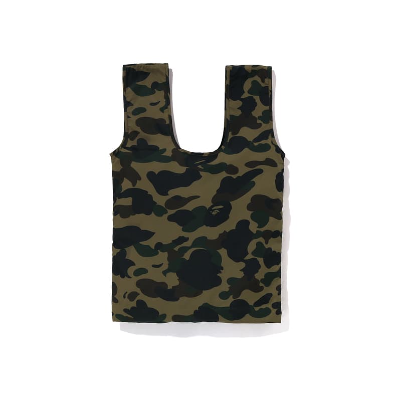Сумка A BATHING APE NANGA Коллаборация Полиэстеровая ткань Сумка для покупок Стандартная (Стандартная) Унисекс Зеленая - изображение 2