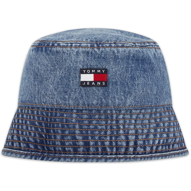 Панама Tommy Hilfiger Бамбушки из хлопка Мужской Джинсовый синий - изображение 1