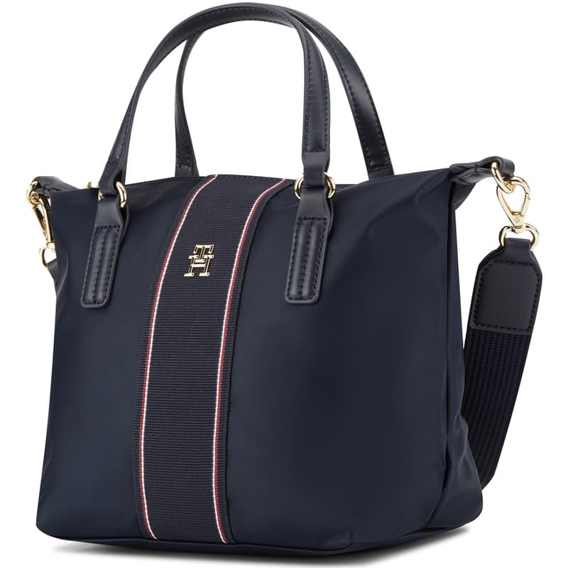 Сумка Tommy Hilfiger Полиамид Сумка Большая Женская Темно-Синяя Белая - изображение 3