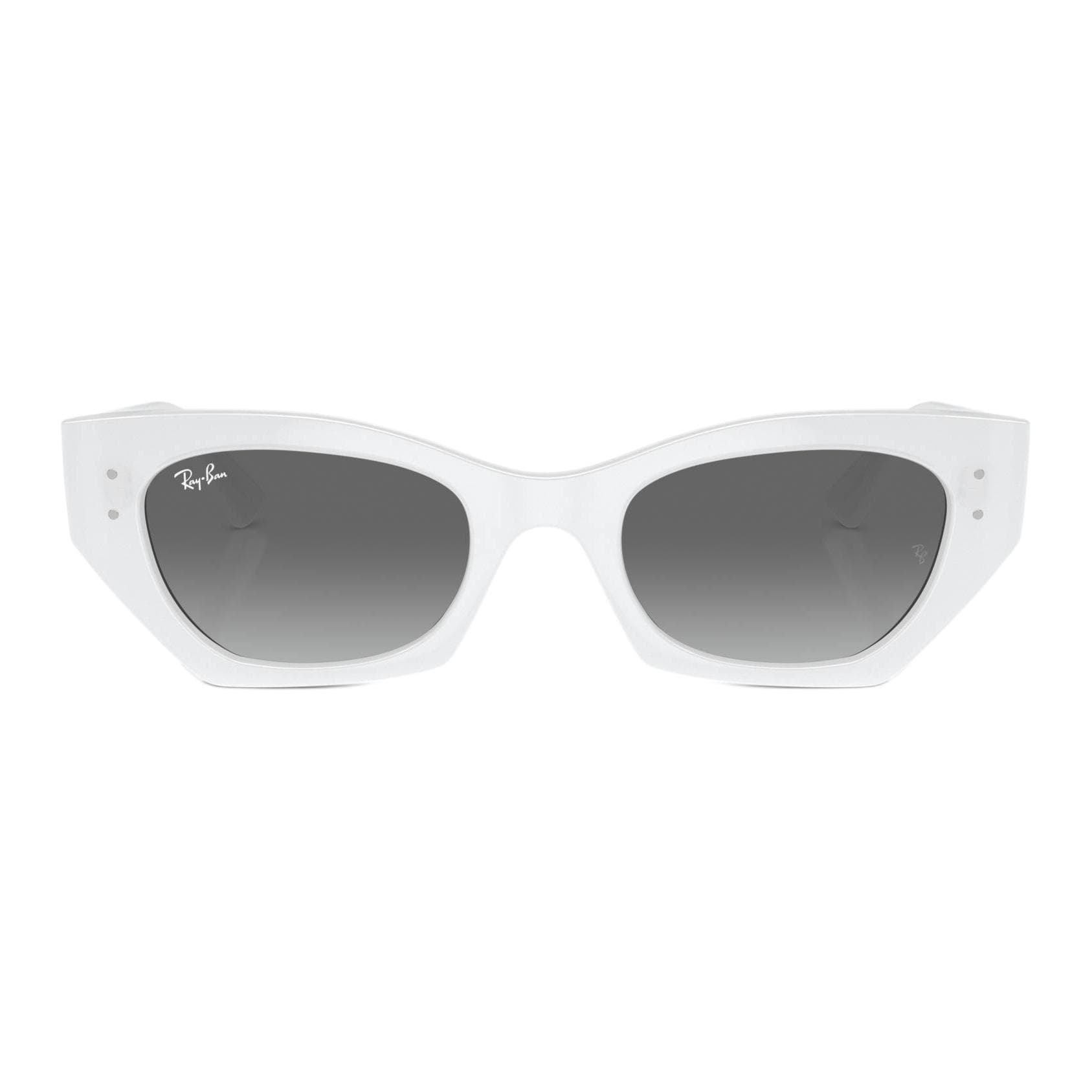 Солнцезащитные очки RayBan Пластиковые Очки для Солнца Унисекс Белые - изображение 2