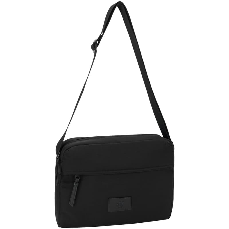 Сумка через плечо Calvin Klein SS25 Ткань Сумка через плечо Мужская Космический Черный - изображение 2
