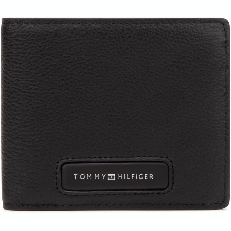 Кошелек Tommy Hilfiger Кошелек из коровьей кожи мужской черный - изображение 1