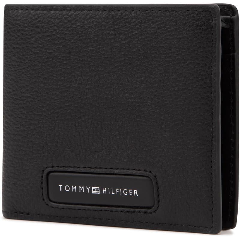Кошелек Tommy Hilfiger Кошелек из коровьей кожи мужской черный - изображение 3