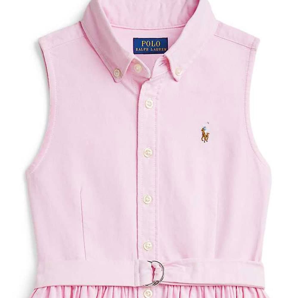 Платье Polo Ralph Lauren SS25 Розовое для подростков - изображение 5