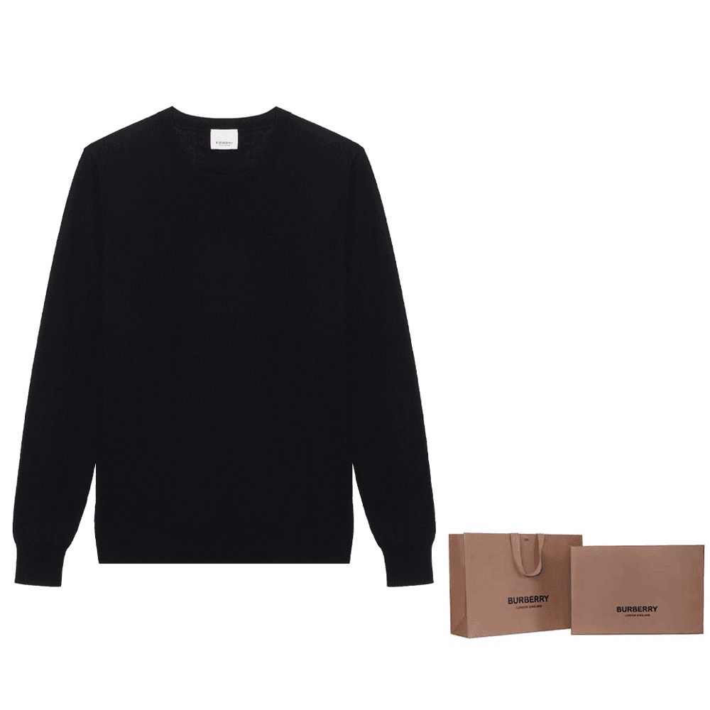 Кардиган Burberry Pullover Knit Sweater Black - изображение 9