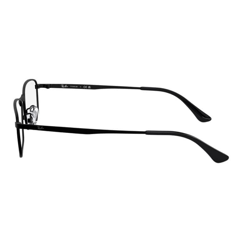 Оправа RayBan Оправа для очков прямоугольной формы унисекс черного цвета - изображение 5