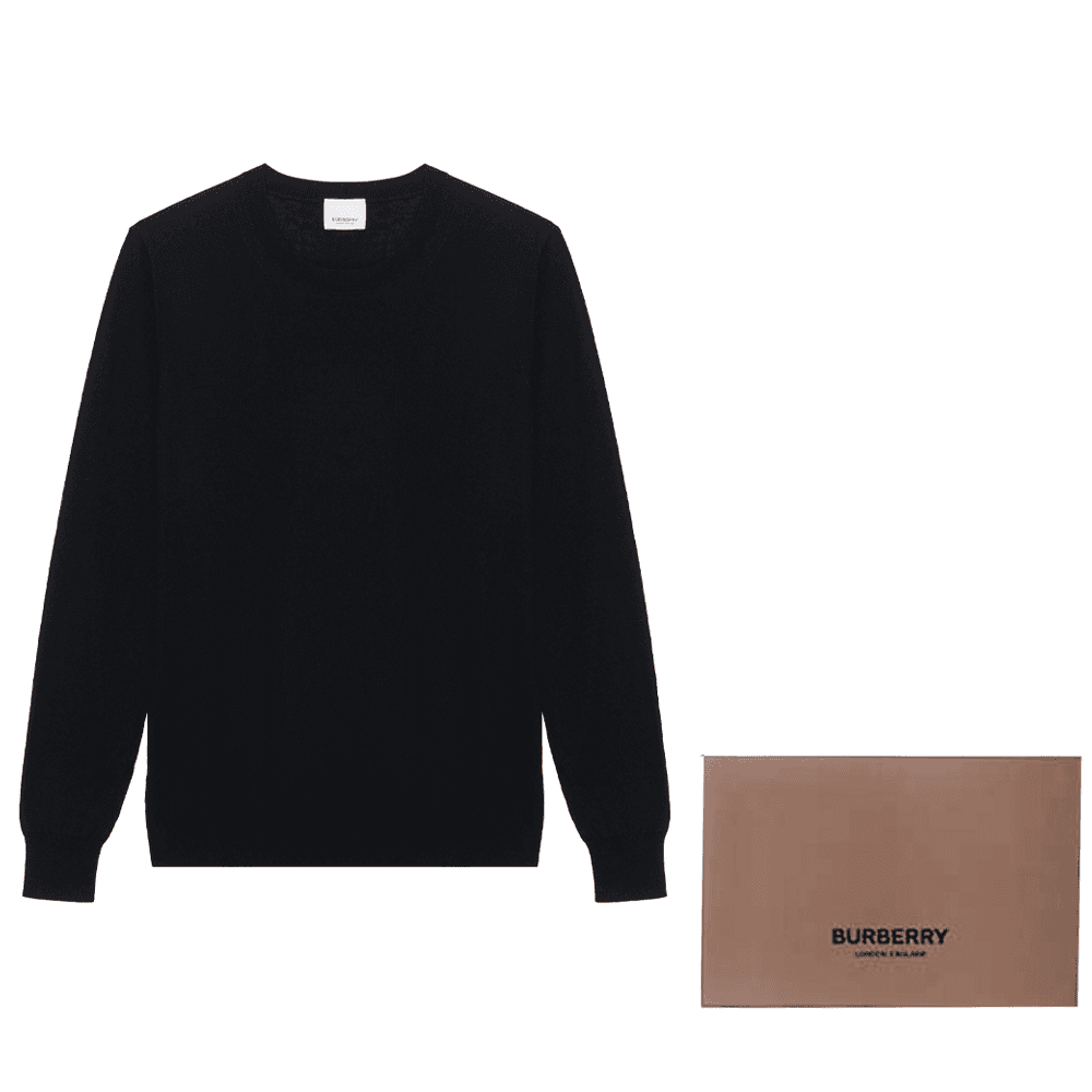 Кардиган Burberry Pullover Knit Sweater Black - изображение 8