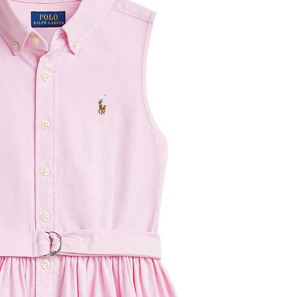 Платье Polo Ralph Lauren SS25 Розовое для подростков - изображение 6