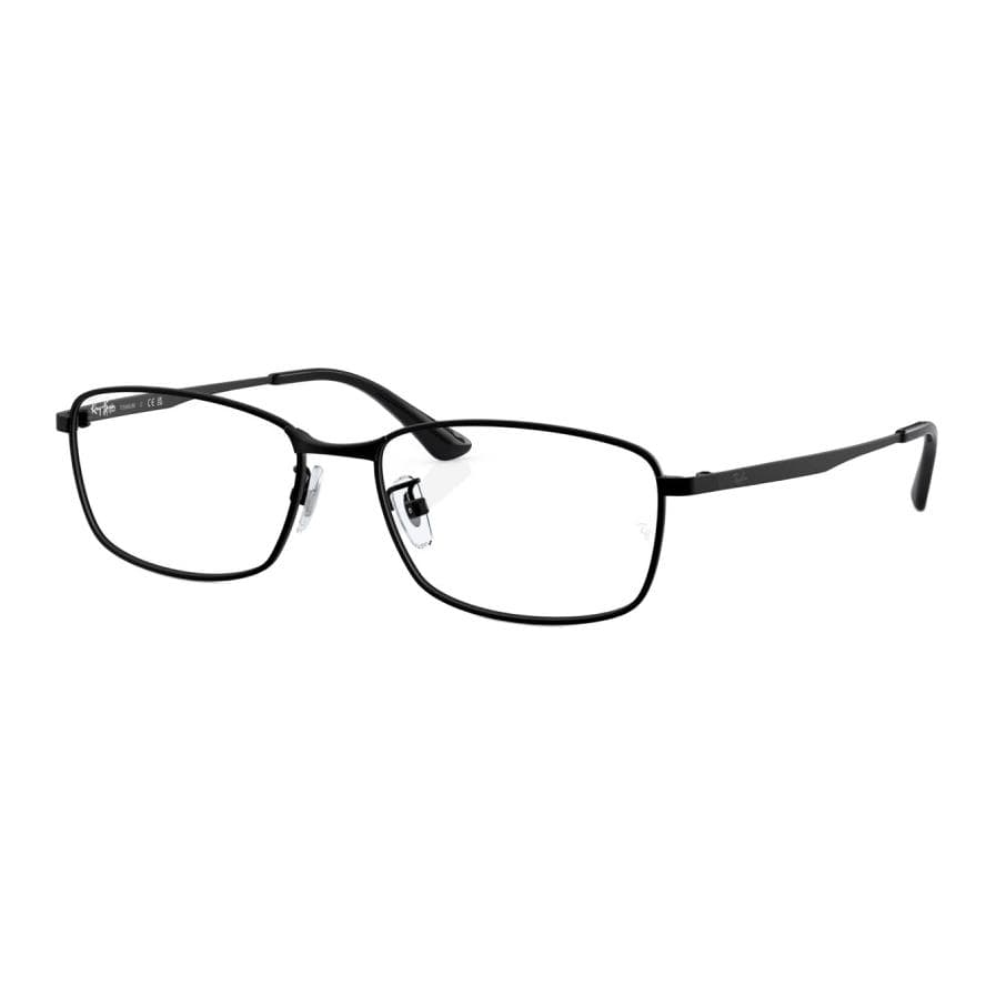 Оправа RayBan Оправа для очков прямоугольной формы унисекс черного цвета - изображение 1