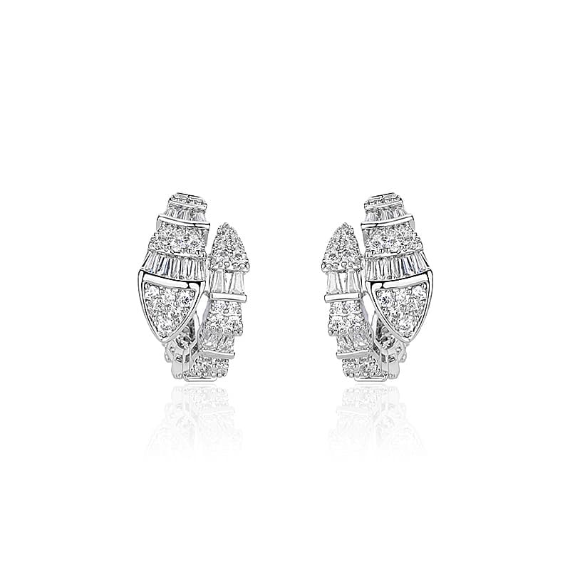 Серьги Серьги QLADY Серебряные игла S925 пробы женские - изображение 1