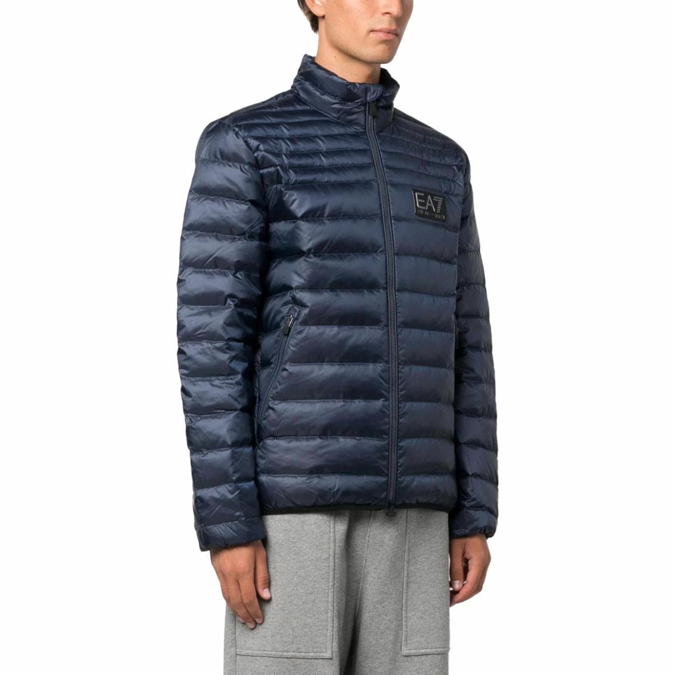 Куртка Emporio Armani EA7 Logo Zip Jacket Navy - изображение 4