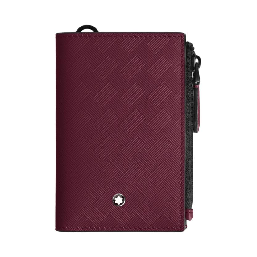 Кошелек MONTBLANC Stylish 3,0 Телячья кожа Кошелек Мини-версия Мужской Черная смородина Цвет - изображение 1