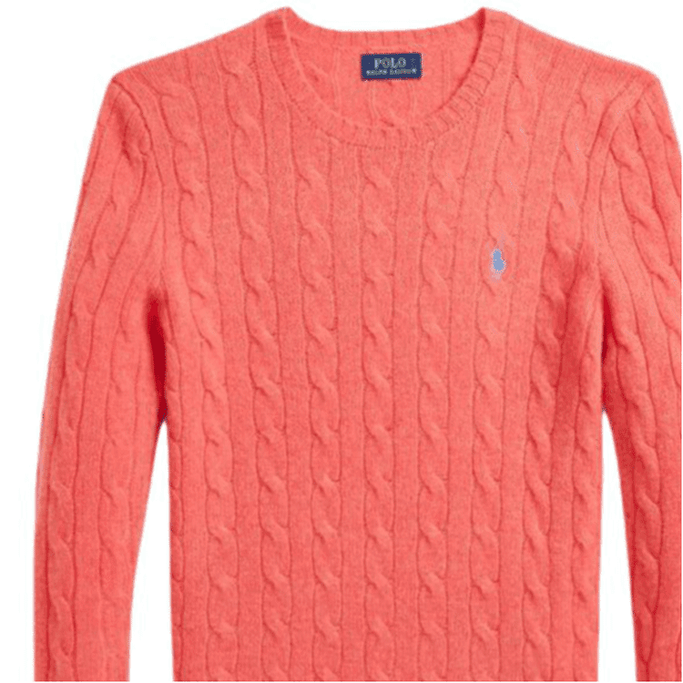 Кардиган Polo Ralph Lauren Свитер Облегающий Женский Розовый Красный - изображение 4