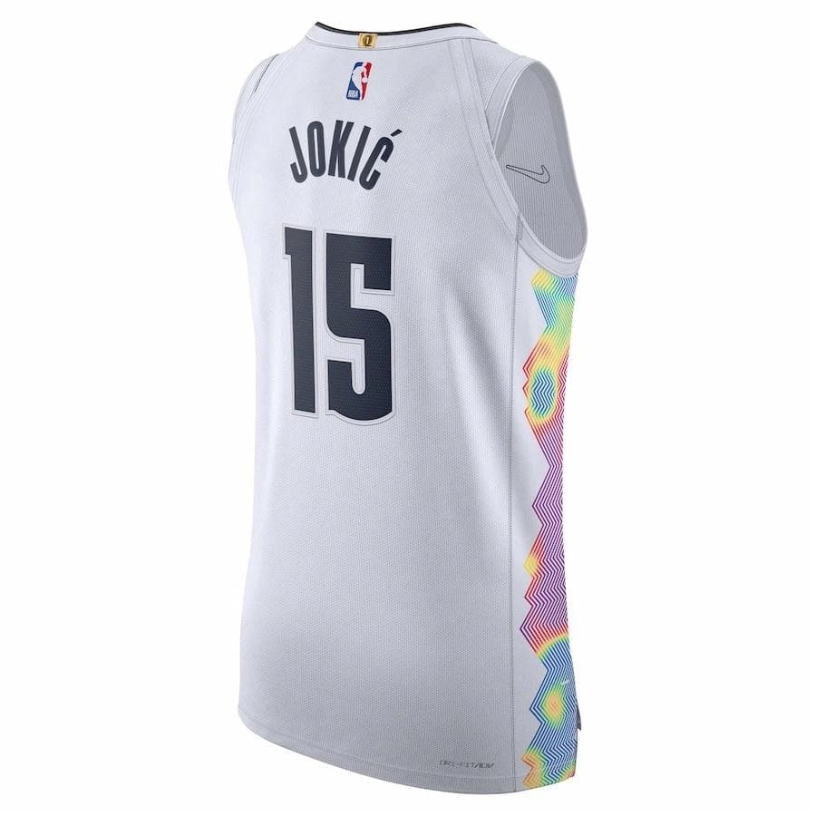 Баскетбольная майка Nike x NBA Denver Nuggets 2024/25 City Edition Sleeveless Basketball Jersey White - изображение 2